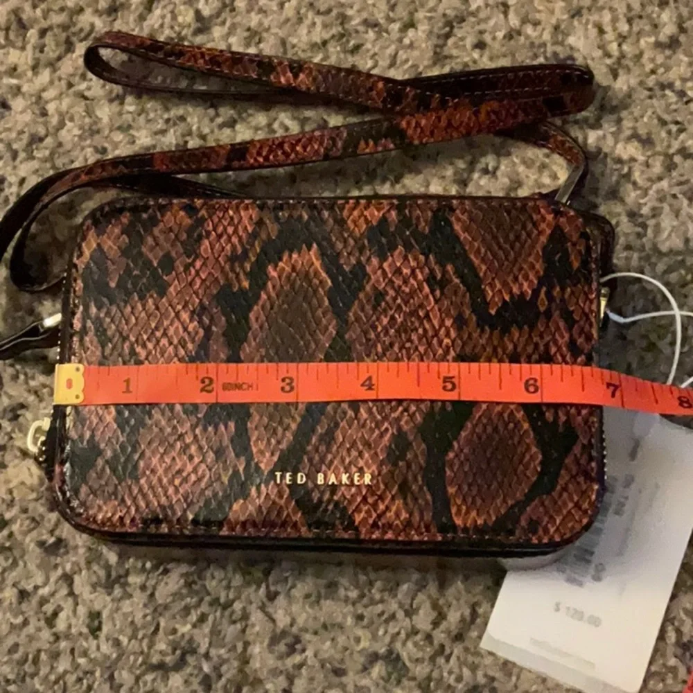 NWT Ted Baker Snakeskin Crossbody bag